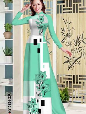 Vải áo dài hoa in 3D thiết kế 2020 AD KC7424 18 1602315869 925 Vai ao dai hoa in 3D thiet ke 2020 AD