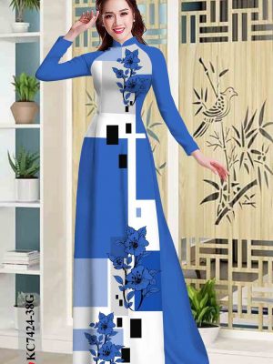 Vải áo dài hoa in 3D thiết kế 2020 AD KC7424 21 1602315870 994 Vai ao dai hoa in 3D thiet ke 2020 AD