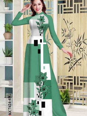 Vải áo dài hoa in 3D thiết kế 2020 AD KC7424 31 1602315872 41 Vai ao dai hoa in 3D thiet ke 2020 AD