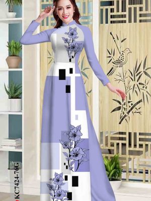 Vải áo dài hoa in 3D thiết kế 2020 AD KC7424 29 1602315872 956 Vai ao dai hoa in 3D thiet ke 2020 AD
