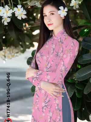 Vải áo dài hoa nhí thiết kế 2020 AD HT7418 17 1602316931 104 Vai ao dai hoa nhi thiet ke 2020 AD HT7418