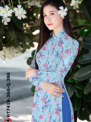 Vải áo dài hoa nhí thiết kế 2020 AD HT7418 27 1602316933 382 Vai ao dai hoa nhi thiet ke 2020 AD HT7418