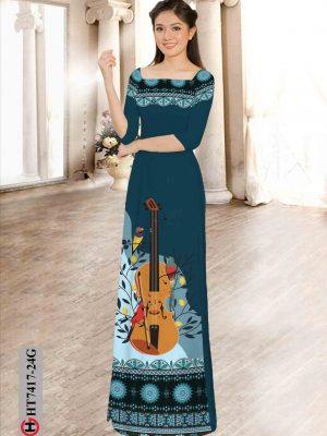 Vải áo dài hình đàn violin và hoa văn thiết kế 2020 AD HT7417 23 1602317154 736 Vai ao dai hinh dan violin va hoa van thiet
