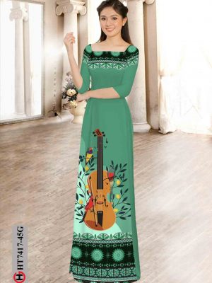 Vải áo dài hình đàn violin và hoa văn thiết kế 2020 AD HT7417 20 1602317154 971 Vai ao dai hinh dan violin va hoa van thiet