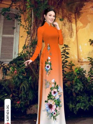 Vải áo dài hoa in 3D mới ra AD GH7421 20 1602317326 450 Vai ao dai hoa in 3D moi ra AD GH7421