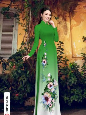 Vải áo dài hoa in 3D mới ra AD GH7421 21 1602317327 668 Vai ao dai hoa in 3D moi ra AD GH7421