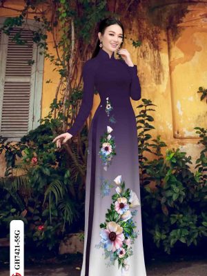 Vải áo dài hoa in 3D mới ra AD GH7421 29 1602317328 155 Vai ao dai hoa in 3D moi ra AD GH7421