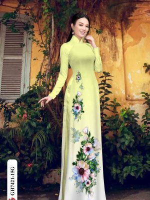 Vải áo dài hoa in 3D mới ra AD GH7421 25 1602317328 316 Vai ao dai hoa in 3D moi ra AD GH7421