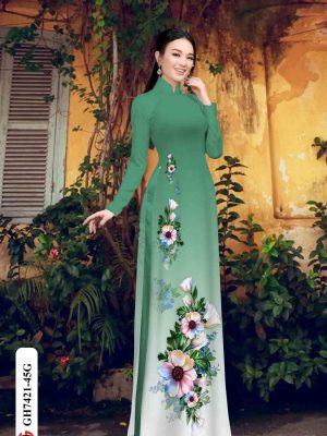 Vải áo dài hoa in 3D mới ra AD GH7421 28 1602317328 835 Vai ao dai hoa in 3D moi ra AD GH7421