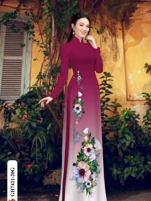Vải áo dài hoa in 3D mới ra AD GH7421 26 1602317328 904 Vai ao dai hoa in 3D moi ra AD GH7421