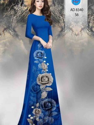 Vải áo dài hoa hồng thiết kế 2020 AD 8340 20 1602481366 440 Vai ao dai hoa hong thiet ke 2020 AD 8340
