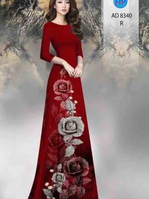 Vải áo dài hoa hồng thiết kế 2020 AD 8340 25 1602481367 487 Vai ao dai hoa hong thiet ke 2020 AD 8340