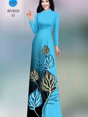Vải áo dài in hình lá thiết kế 2020 AD 8333 42 1602482072 6 Vai ao dai in hinh la thiet ke 2020 AD