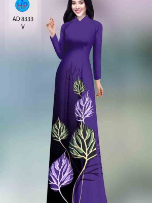 Vải áo dài in hình lá thiết kế 2020 AD 8333 49 1602482073 463 Vai ao dai in hinh la thiet ke 2020 AD