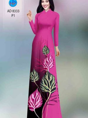 Vải áo dài in hình lá thiết kế 2020 AD 8333 45 1602482073 497 Vai ao dai in hinh la thiet ke 2020 AD
