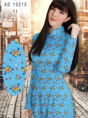 Vải áo dài hoa nhí mới ra AD 10213 31 1602482196 735 Vai ao dai hoa nhi moi ra AD 10213