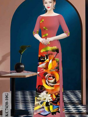 Vải áo dài hoa hồng kiểu mới AD KC7430 18 1602574633 522 Vai ao dai hoa hong kieu moi AD KC7430