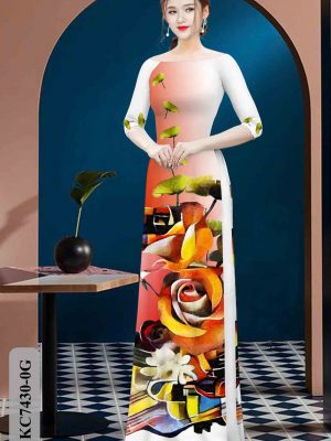 Vải áo dài hoa hồng kiểu mới AD KC7430 19 1602574634 120 Vai ao dai hoa hong kieu moi AD KC7430