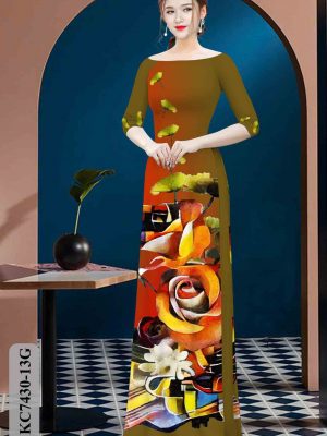 Vải áo dài hoa hồng kiểu mới AD KC7430 20 1602574634 489 Vai ao dai hoa hong kieu moi AD KC7430