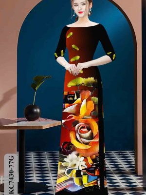 Vải áo dài hoa hồng kiểu mới AD KC7430 31 1602574637 591 Vai ao dai hoa hong kieu moi AD KC7430