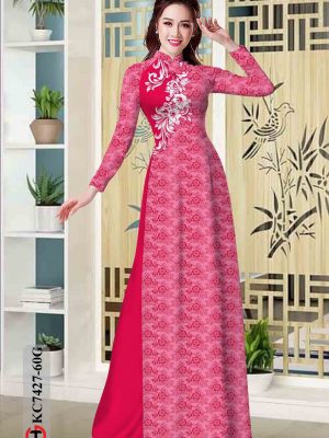 Vải áo dài hoa in 3D thiết kế 2020 AD KC7427 20 1602575707 797 Vai ao dai hoa in 3D thiet ke 2020 AD