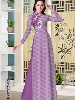Vải áo dài hoa in 3D thiết kế 2020 AD KC7427 19 1602575707 849 Vai ao dai hoa in 3D thiet ke 2020 AD