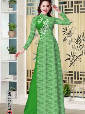 Vải áo dài hoa in 3D thiết kế 2020 AD KC7427 27 1602575709 709 Vai ao dai hoa in 3D thiet ke 2020 AD