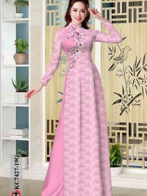 Vải áo dài hoa in 3D thiết kế 2020 AD KC7427 29 1602575709 814 Vai ao dai hoa in 3D thiet ke 2020 AD