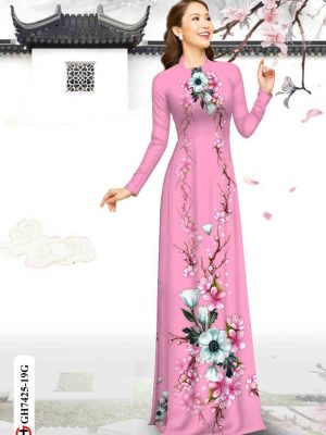 Vải áo dài hoa in 3D kiểu mới AD GH7425 19 1602576453 27 Vai ao dai hoa in 3D kieu moi AD GH7425