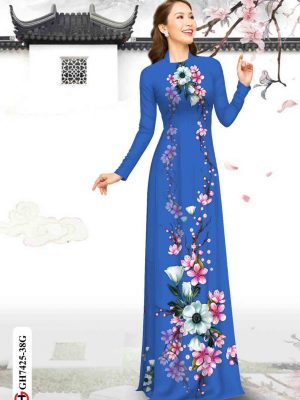Vải áo dài hoa in 3D kiểu mới AD GH7425 24 1602576454 832 Vai ao dai hoa in 3D kieu moi AD GH7425