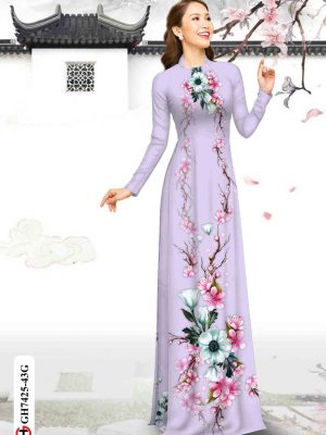Vải áo dài hoa in 3D kiểu mới AD GH7425 28 1602576455 306 Vai ao dai hoa in 3D kieu moi AD GH7425