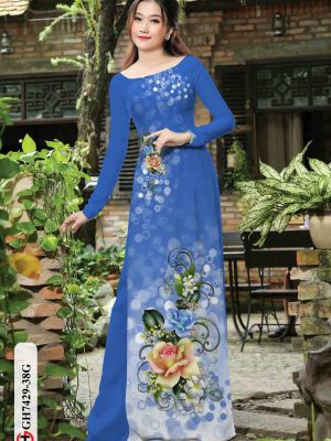 Vải áo dài hoa hồng mới ra AD GH7429 20 1602576708 919 Vai ao dai hoa hong moi ra AD GH7429