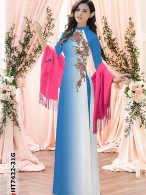 Vải áo dài hoa in 3D thiết kế 2020 AD HT7432 23 1602577878 187 Vai ao dai hoa in 3D thiet ke 2020 AD