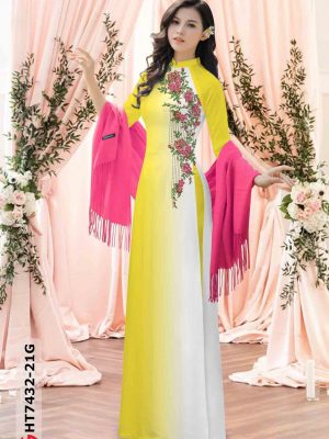 Vải áo dài hoa in 3D thiết kế 2020 AD HT7432 30 1602577880 536 Vai ao dai hoa in 3D thiet ke 2020 AD