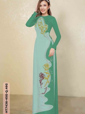 Vải áo dài hoa in 3D thiết kế 2020 AD HT7436 20 1602651512 585 Vai ao dai hoa in 3D thiet ke 2020 AD