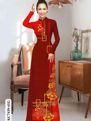 1602652025 211 Vai ao dai hoa sen vang kieu moi AD KC7439