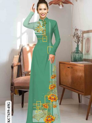 1602652025 780 Vai ao dai hoa sen vang kieu moi AD KC7439