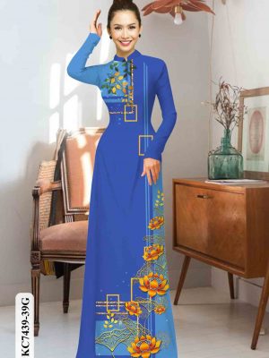 1602652026 871 Vai ao dai hoa sen vang kieu moi AD KC7439