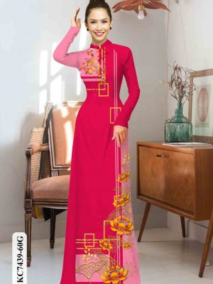 1602652026 874 Vai ao dai hoa sen vang kieu moi AD KC7439