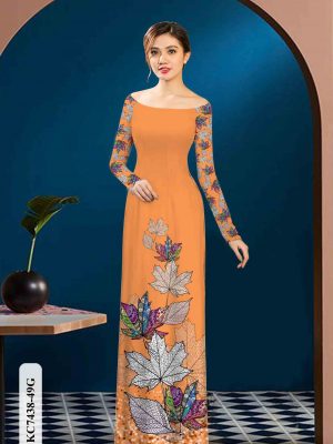 Vải áo dài in hình lá kiểu mới AD KC7438 32 1602652220 475 Vai ao dai in hinh la kieu moi AD KC7438