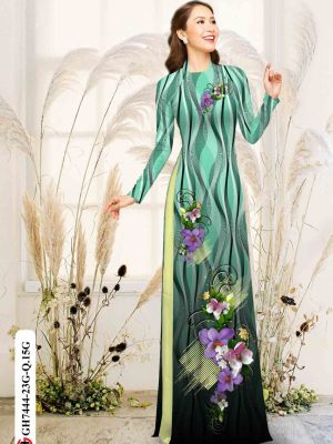 Vải áo dài hoa in 3D thiết kế 2020 AD GH7444 29 1602746081 159 Vai ao dai hoa in 3D thiet ke 2020 AD