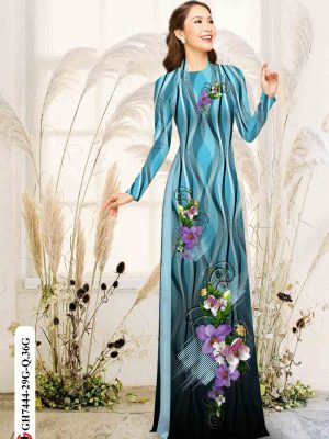 Vải áo dài hoa in 3D thiết kế 2020 AD GH7444 28 1602746081 198 Vai ao dai hoa in 3D thiet ke 2020 AD