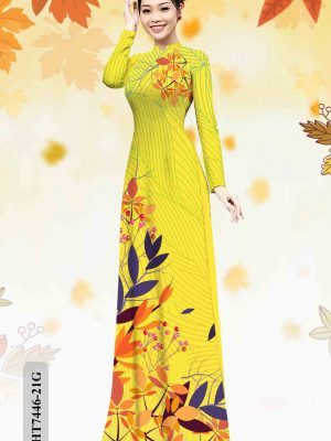 Vải áo dài hoa in 3D kiểu mới AD HT7446 21 1602748835 223 Vai ao dai hoa in 3D kieu moi AD HT7446