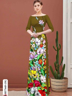 Vải áo dài hoa in 3D mới ra AD HT7445 21 1602749372 666 Vai ao dai hoa in 3D moi ra AD HT7445