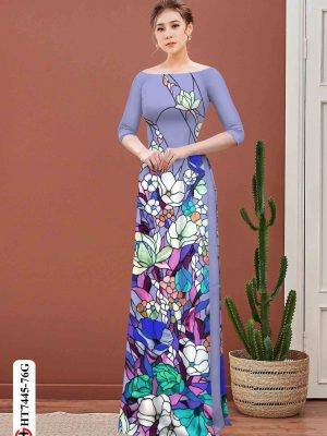 Vải áo dài hoa in 3D mới ra AD HT7445 22 1602749372 871 Vai ao dai hoa in 3D moi ra AD HT7445