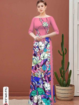 Vải áo dài hoa in 3D mới ra AD HT7445 25 1602749373 697 Vai ao dai hoa in 3D moi ra AD HT7445