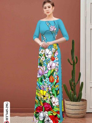 Vải áo dài hoa in 3D mới ra AD HT7445 27 1602749373 747 Vai ao dai hoa in 3D moi ra AD HT7445