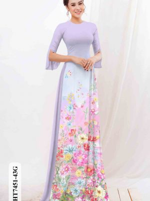 Vải áo dài hoa in 3D mới ra AD HT7451 25 1602821057 153 Vai ao dai hoa in 3D moi ra AD HT7451