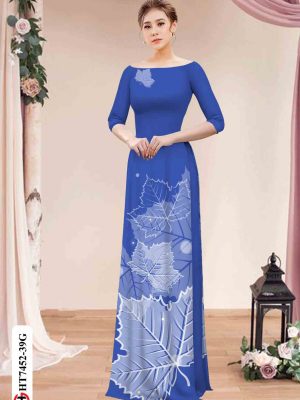 Vải áo dài in hình lá mới ra AD HT7452 18 1602821233 757 Vai ao dai in hinh la moi ra AD HT7452