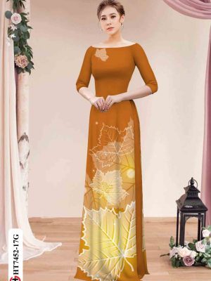 Vải áo dài in hình lá mới ra AD HT7452 24 1602821235 971 Vai ao dai in hinh la moi ra AD HT7452